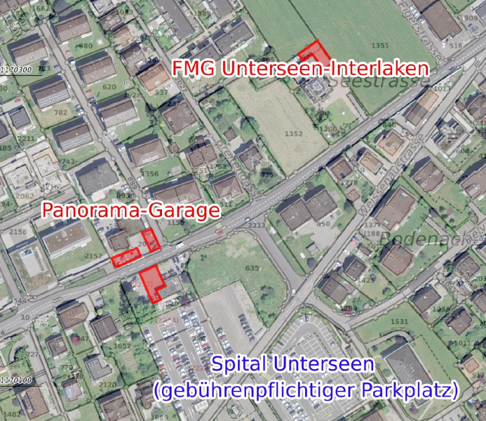 Parkzonen Übersicht